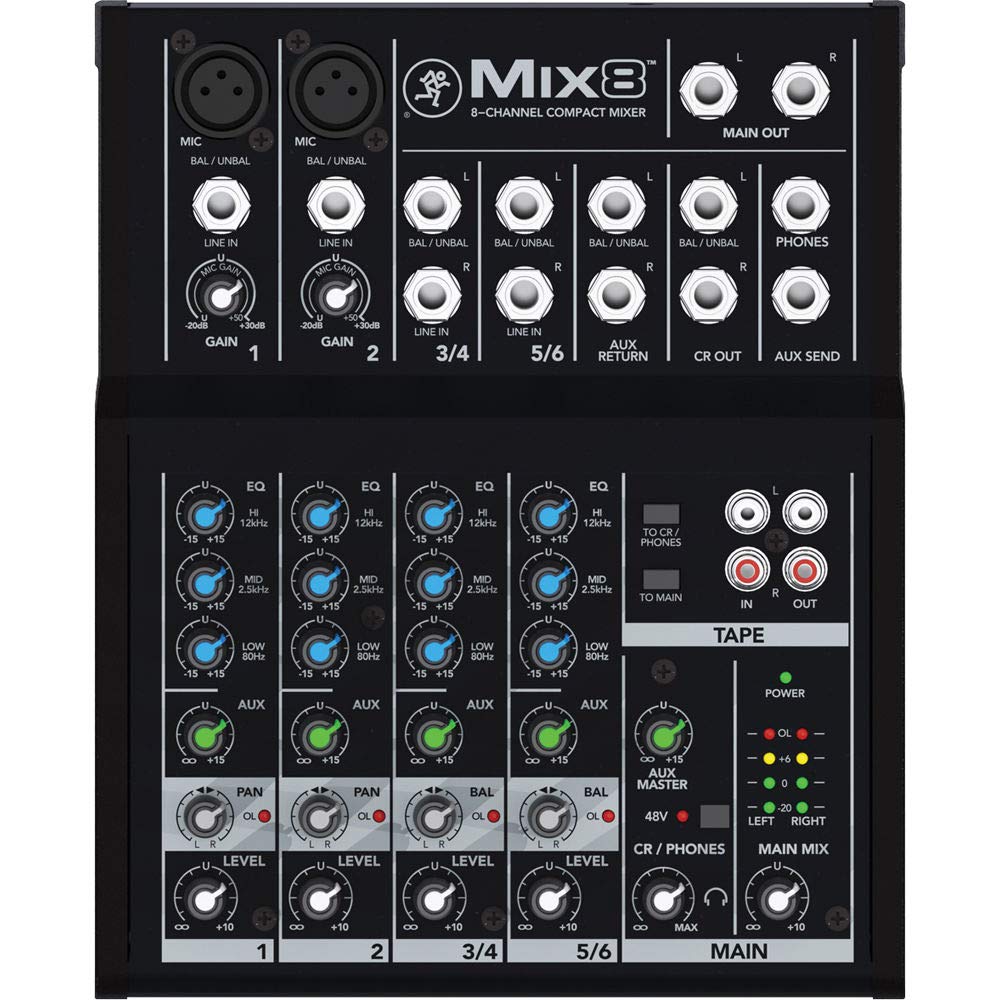 Mix8, Mischpult, Mix8