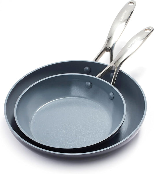 2-teiliges Valencia Pro Antihaft-Bratpfannen-Set, Bratpfannen-Set 20 cm & 26 cm