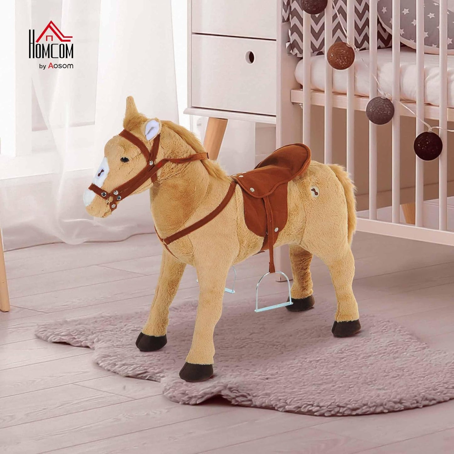 Reitpferd auf Rollen