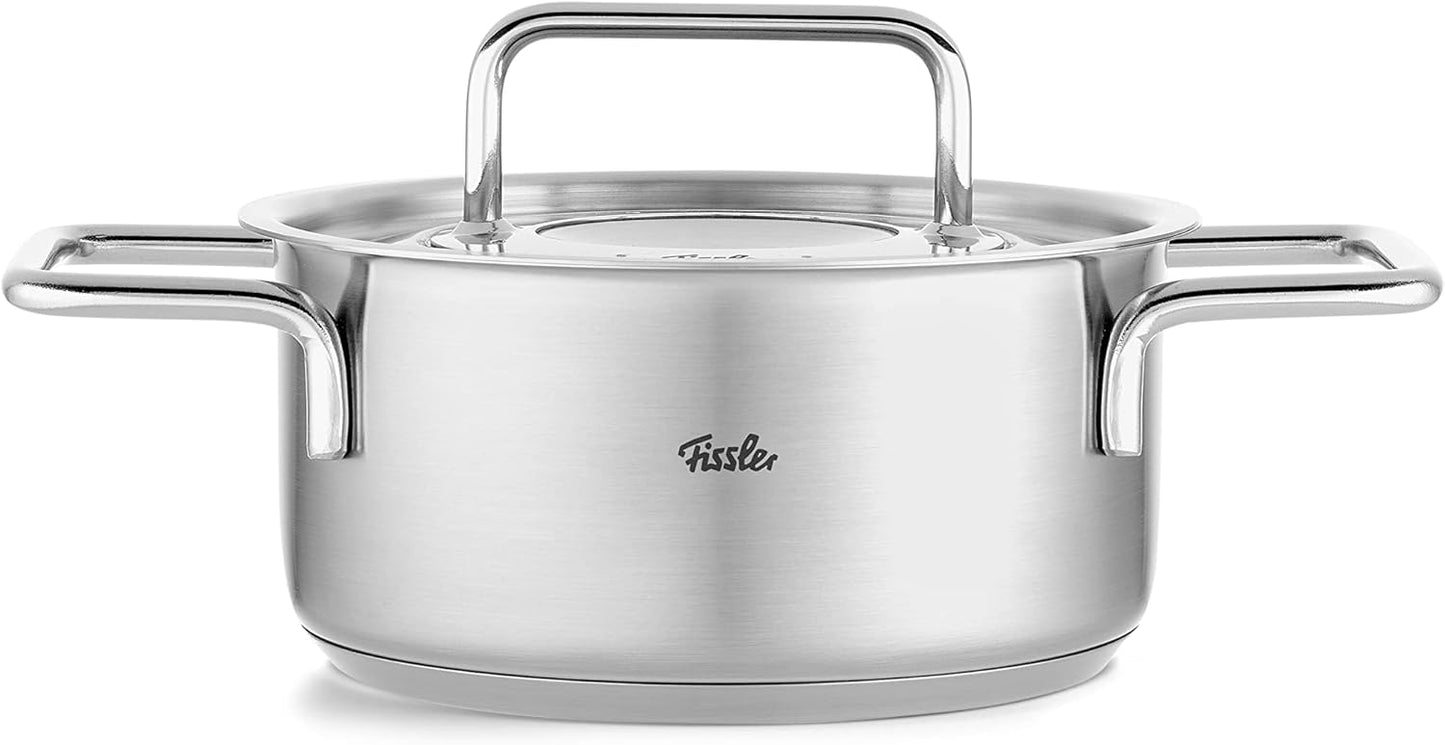 6-teiliges Kochtopfset Pure Collection, Gross Silber