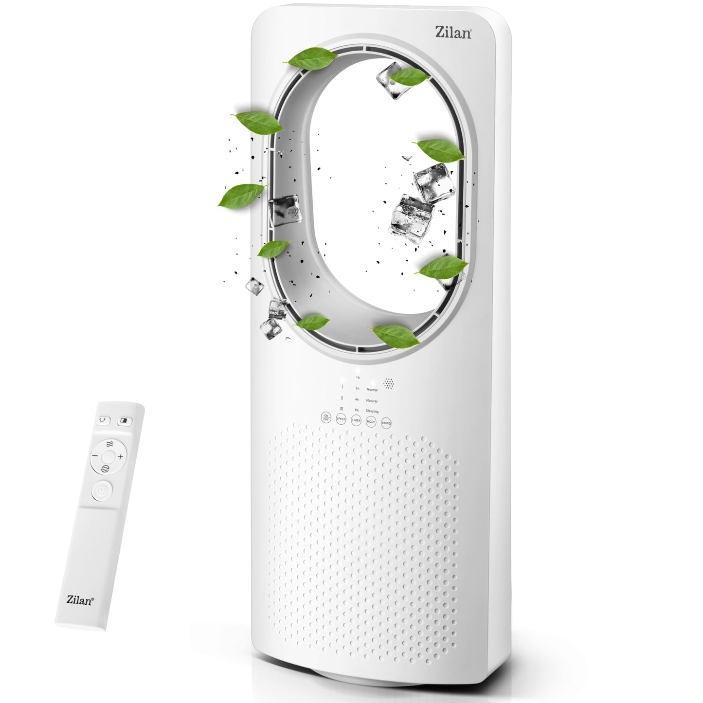 Turmventilator mit Fernbedienung und Kühlung