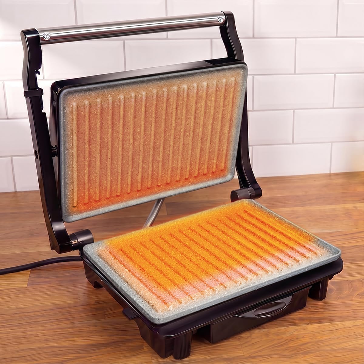 Elektrischer Kontaktgrill Rock'Ngrill 1500 Rapid, Inox 1500 W | Sear