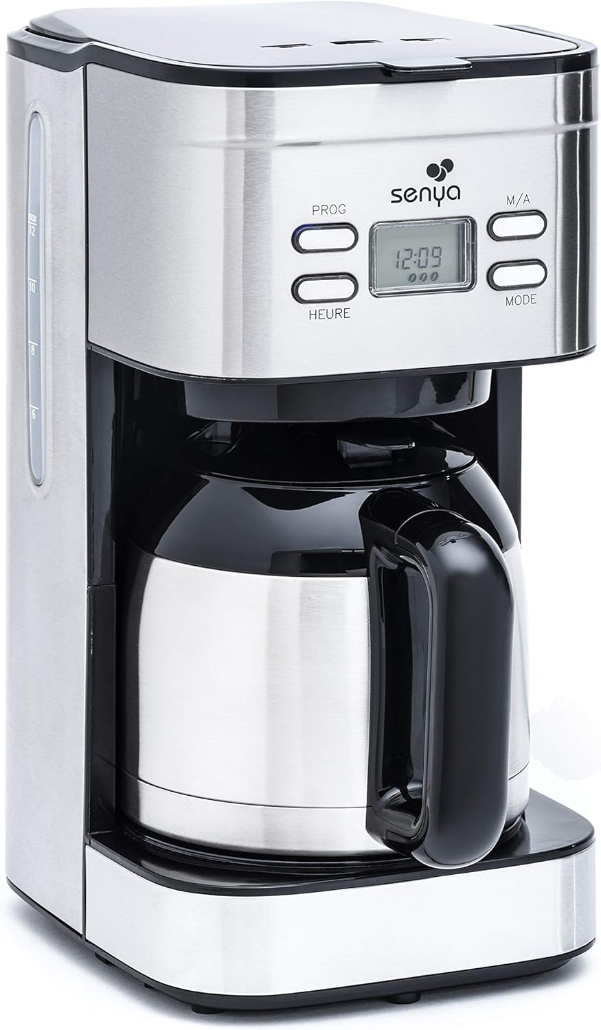 Hot Coffee Kaffeemaschine 1.2L Edelstahl