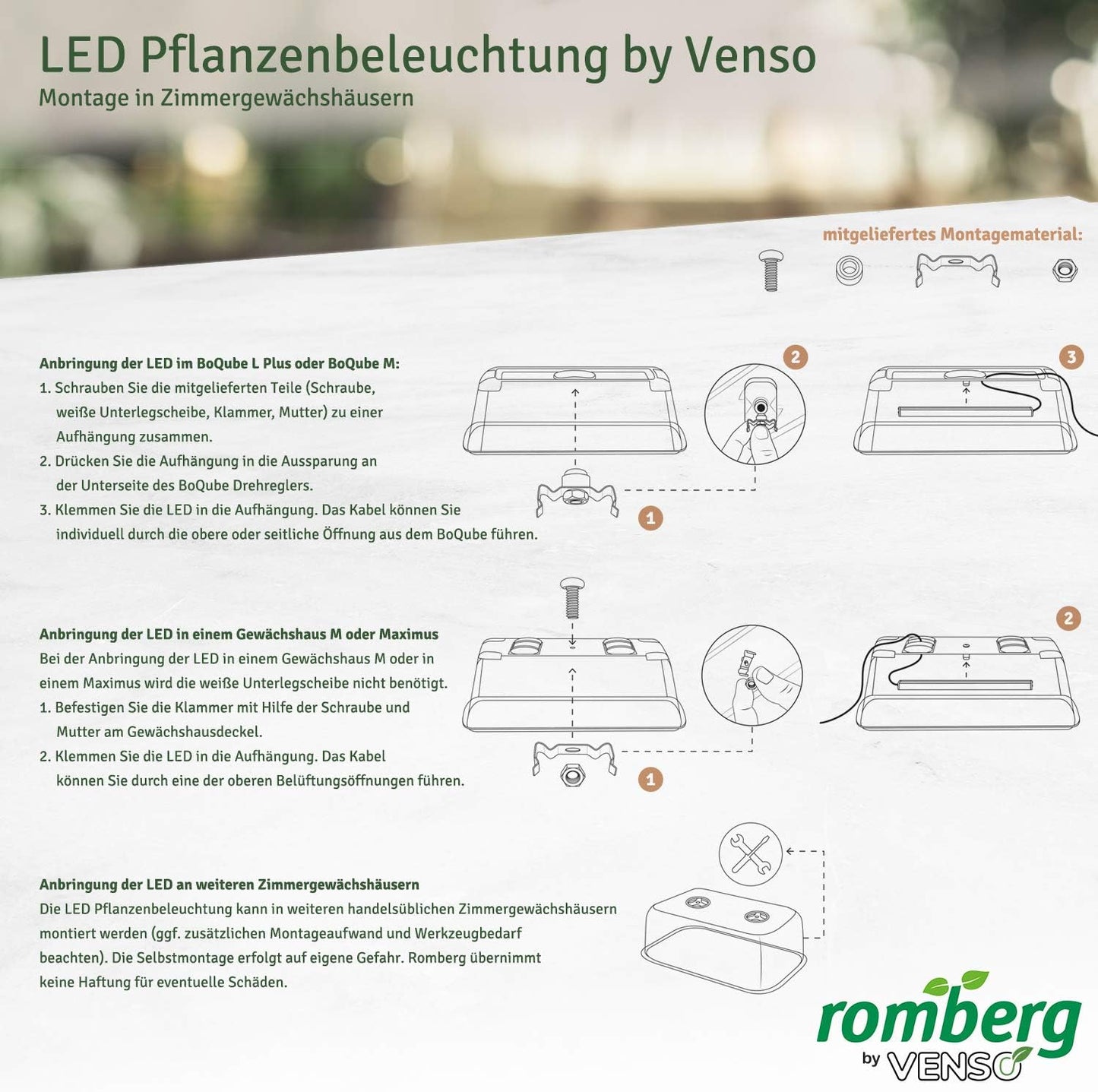 Lumio M LED Mini-Gewächshaus