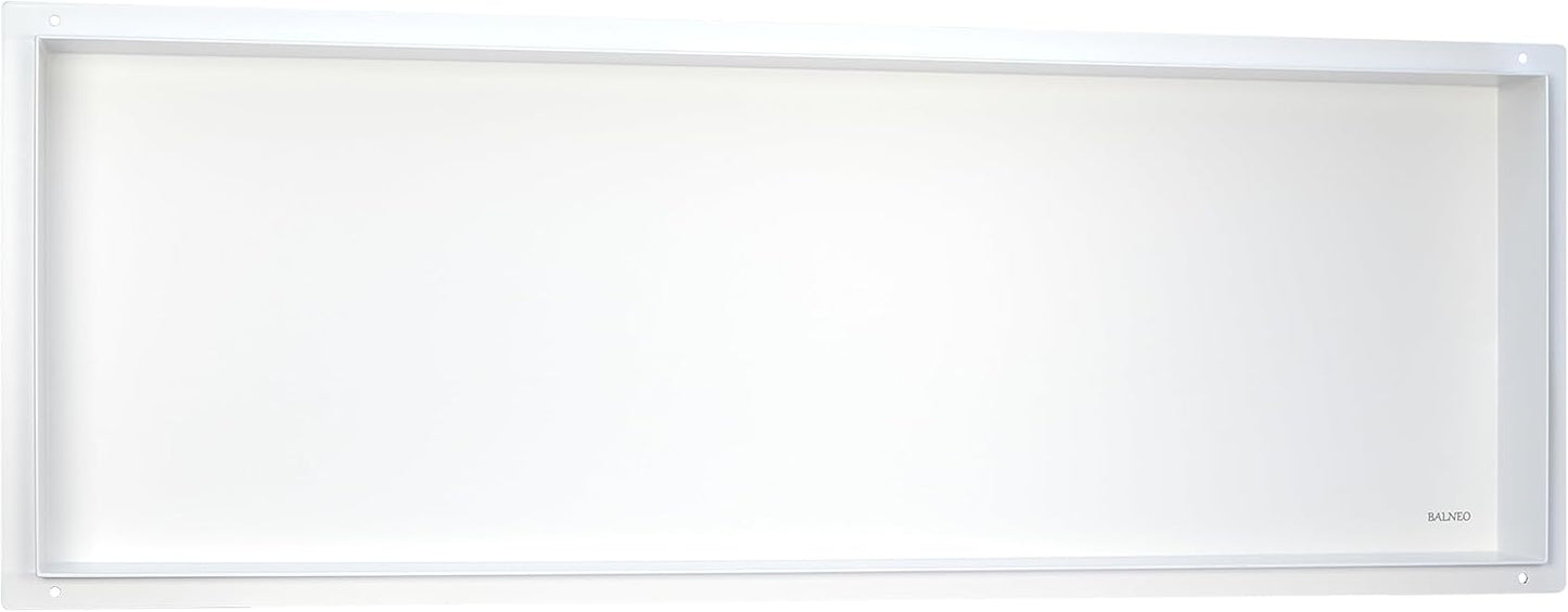 Wasserdichte Duschnische, 90x30x7 cm Weiß