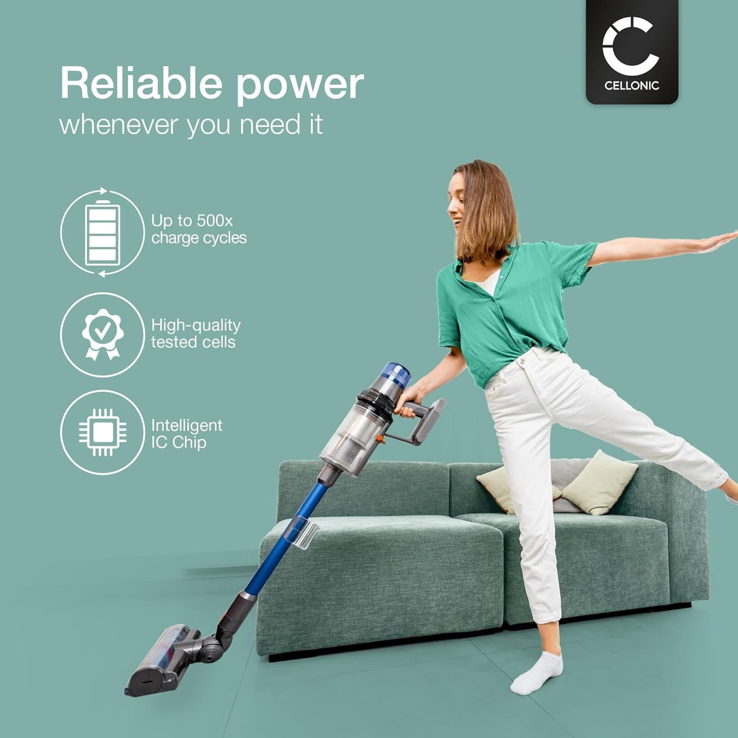 Staubsauger-Akku für Dyson V8 (21.6V, 4000mAh), V8 - 4000mAh