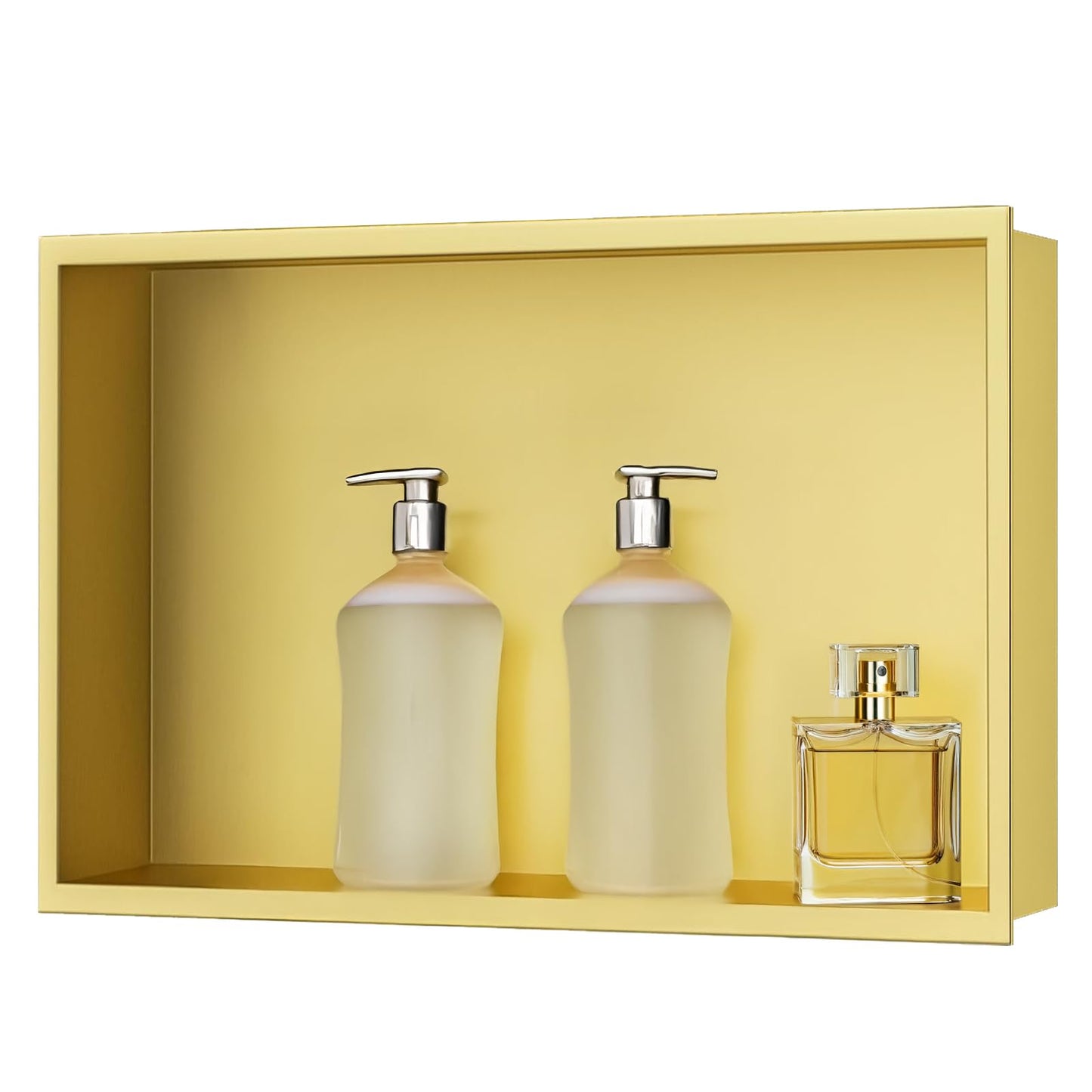 Wandnische Dusche, 30×45cm (Einzelregal) Gold