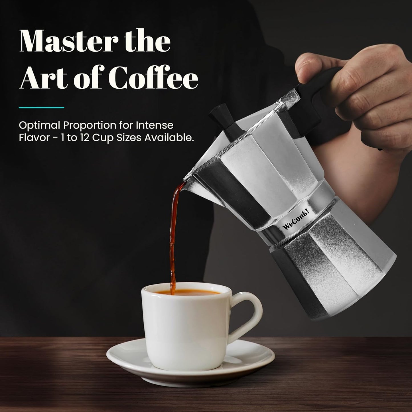 Paola Espressokocher für 3 Tassen, CUPS 3 CUPS