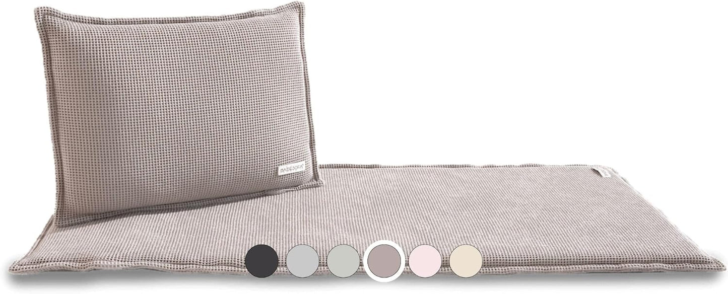 Sauna-Auflage-Set, Short Taupe
