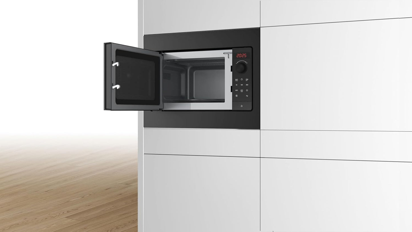 Einbau-Mikrowelle BFL523MB4, Serie 2 Schwarz 50 cm Breite