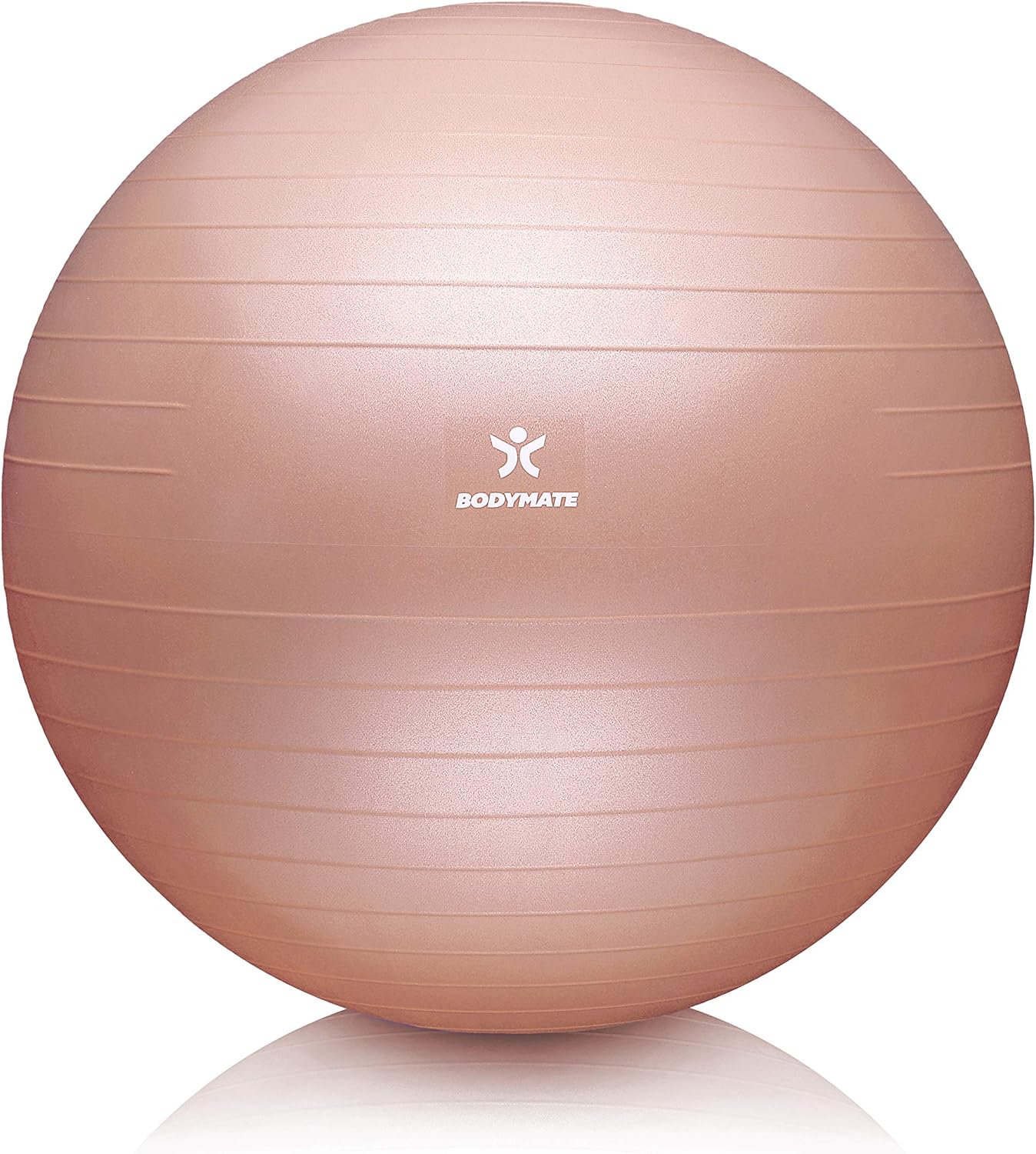 Gymnastikball mit Pumpe, New Rose Gold 55 cm (für Körpergröße bis 154cm)