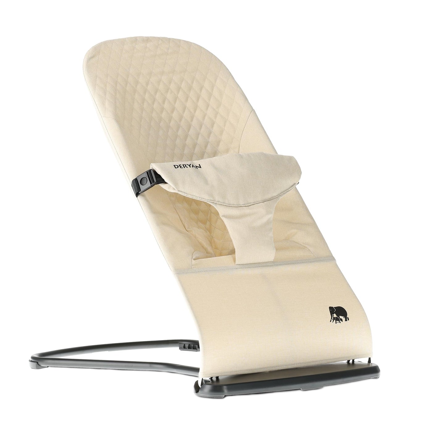 Ergonomische Babywippe Buddy verstellbar & klappbar, Creme