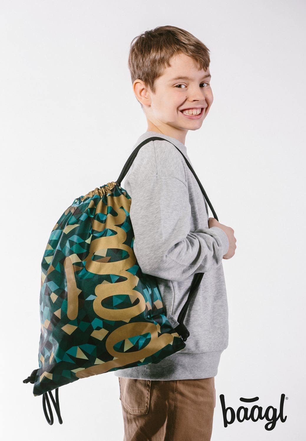 Schulrucksack-Set, Grün
