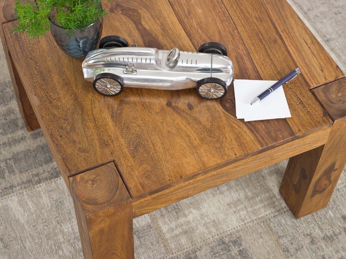 Quadratischer Couchtisch, Sheesham