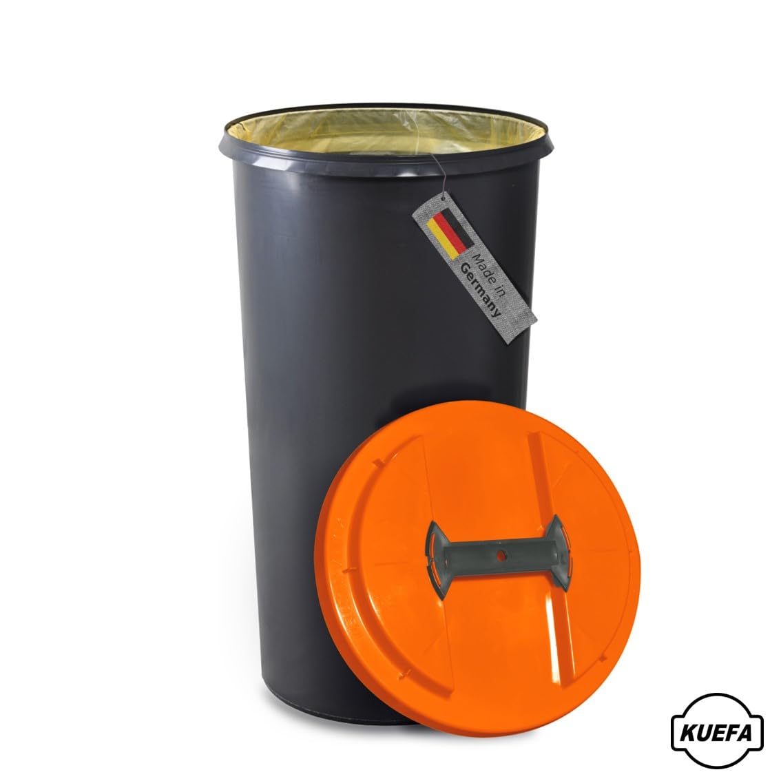 Müllsackständer mit Klemm-Ring, Orange