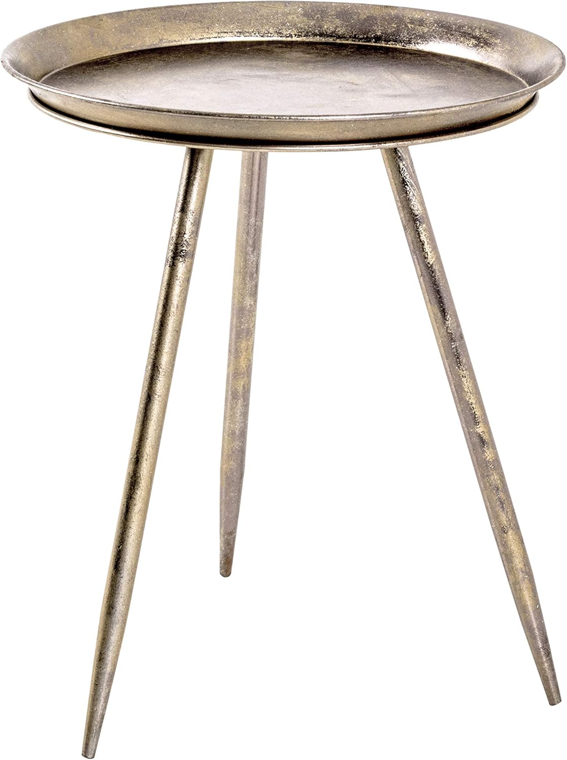 Moderner Beistelltisch Hans, Ø 44 x H 54 cm Bronze