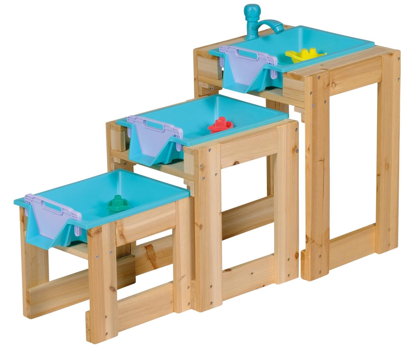 Wasser-Spieltisch Set mit Schleusenfunktion