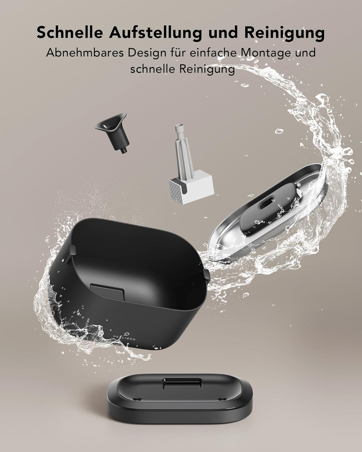 Dockstream WF115, b. Schwarz - Batteriebetriebener
