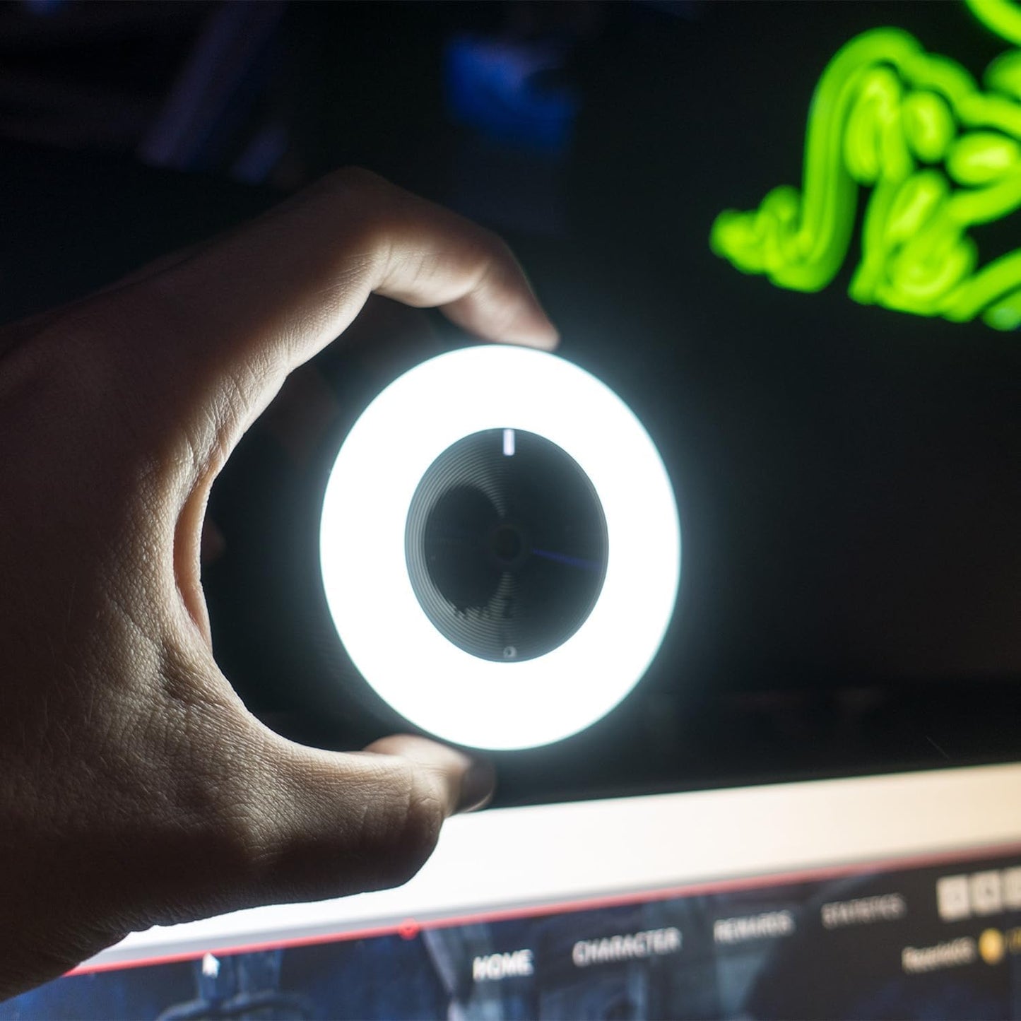 Streaming-Kamera mit Ring-Beleuchtung Kiyo, Kiyo