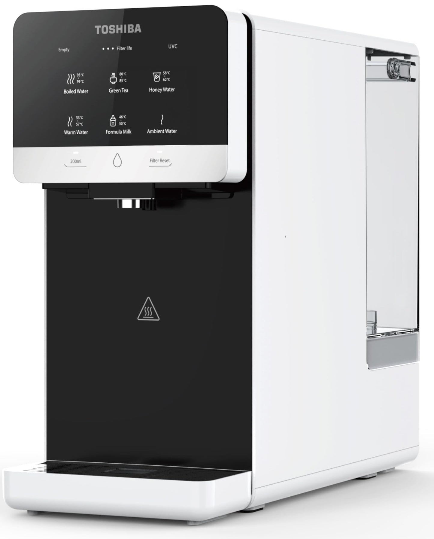 Toshiba Osmoseanlage mit Heisswasserspender & UV Licht, b. Perlweiss