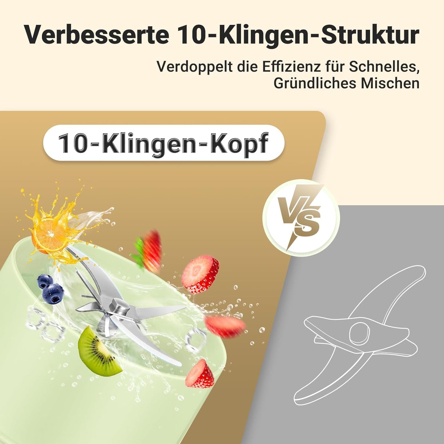 Smoothie Maker To Go, Hellgrün