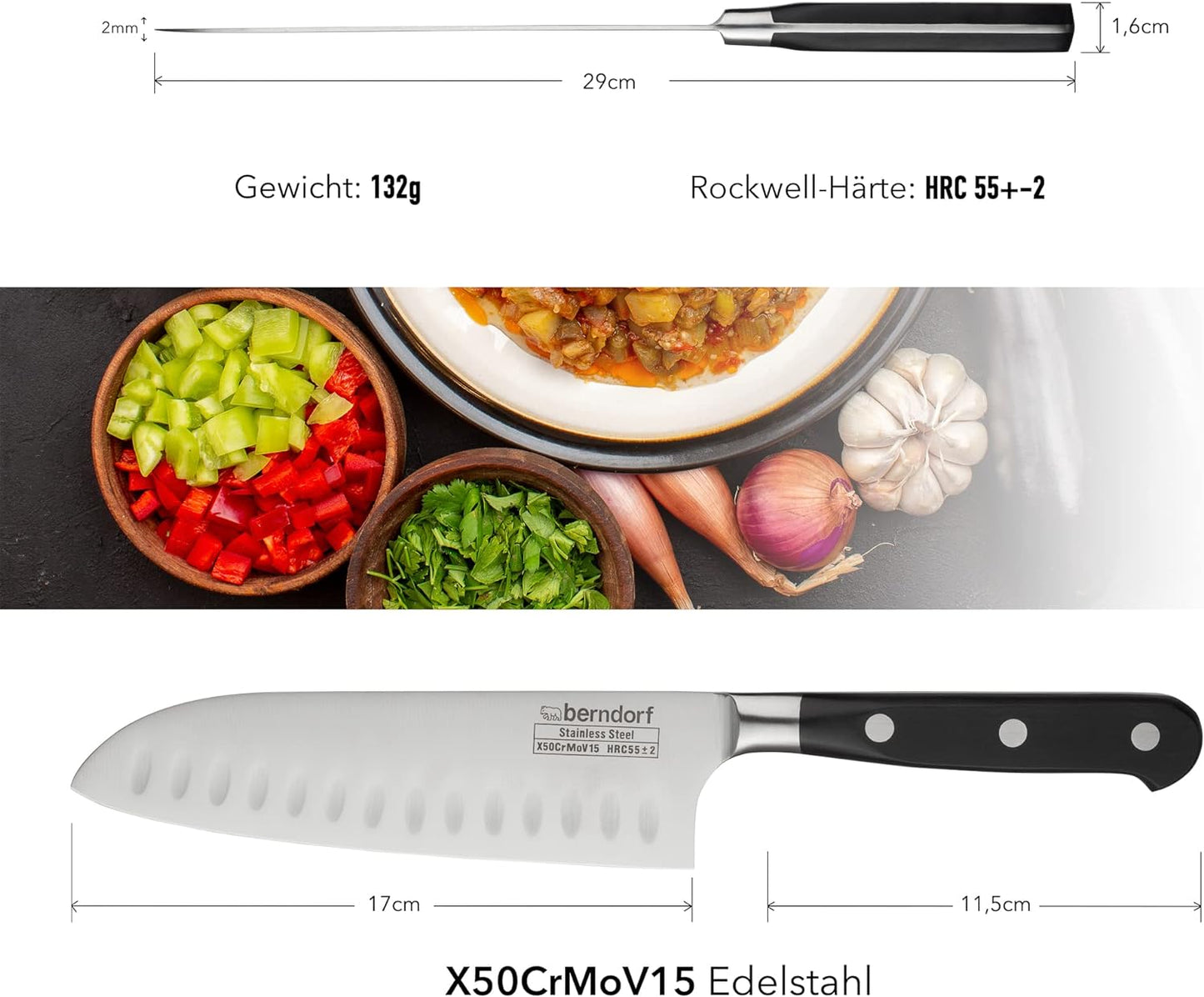 Santokumesser, Allzweckmesser, Santokumesser