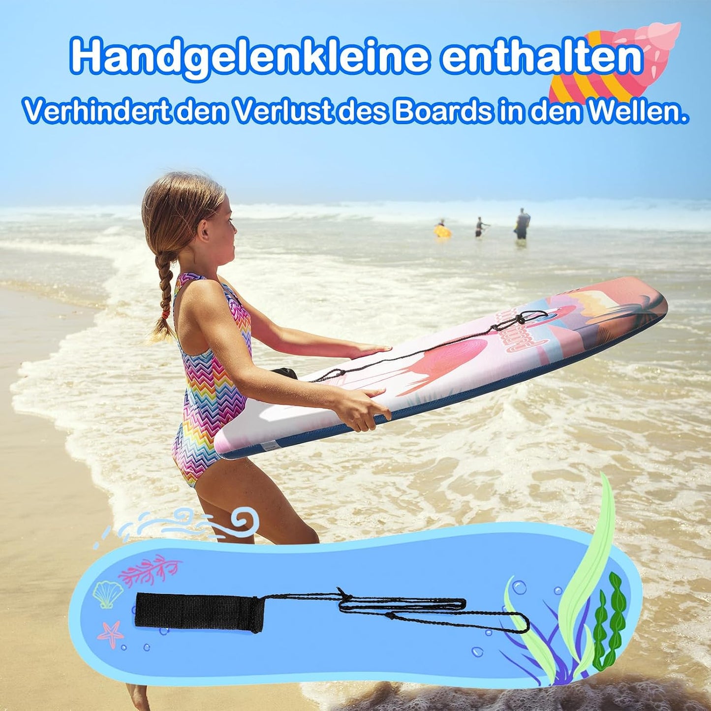 2er-Set Bodyboard, FLAMINGO 84CM 2