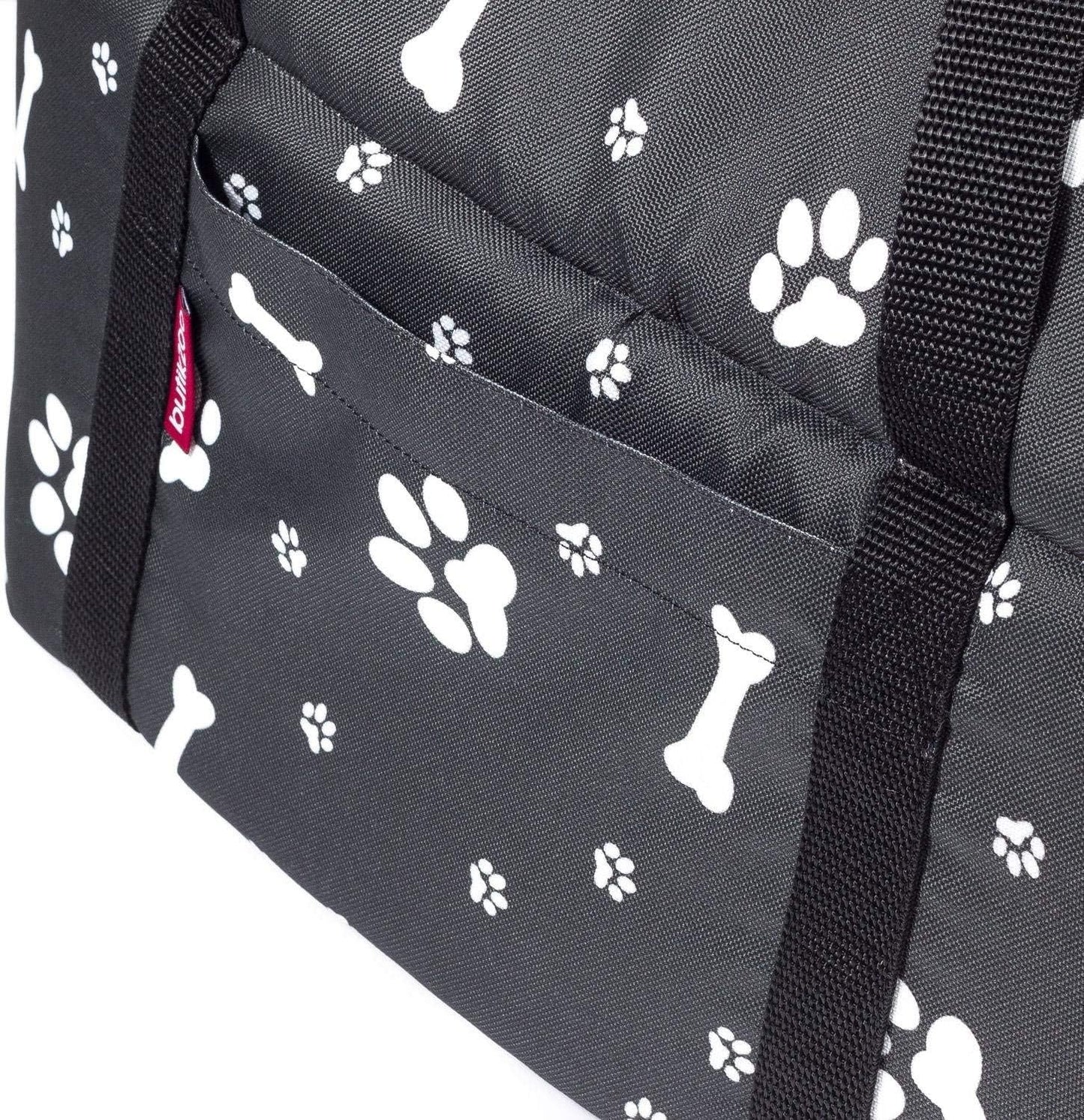 Tragetasche für kleine Haustiere bis 5 kg, L 34 x B 22 x H 26 cm Schwarz