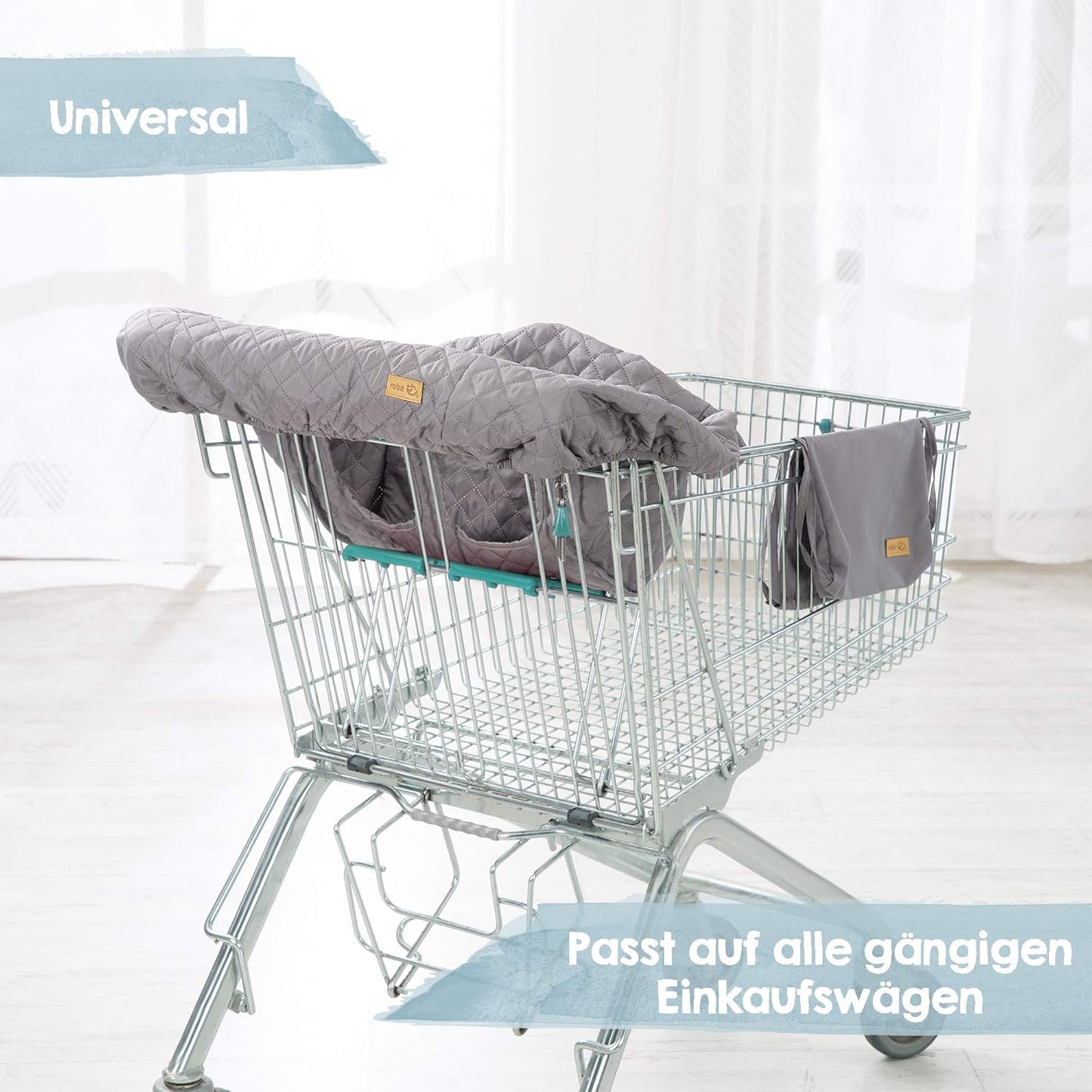 Einkaufswagenschutz mit Tragerucksack