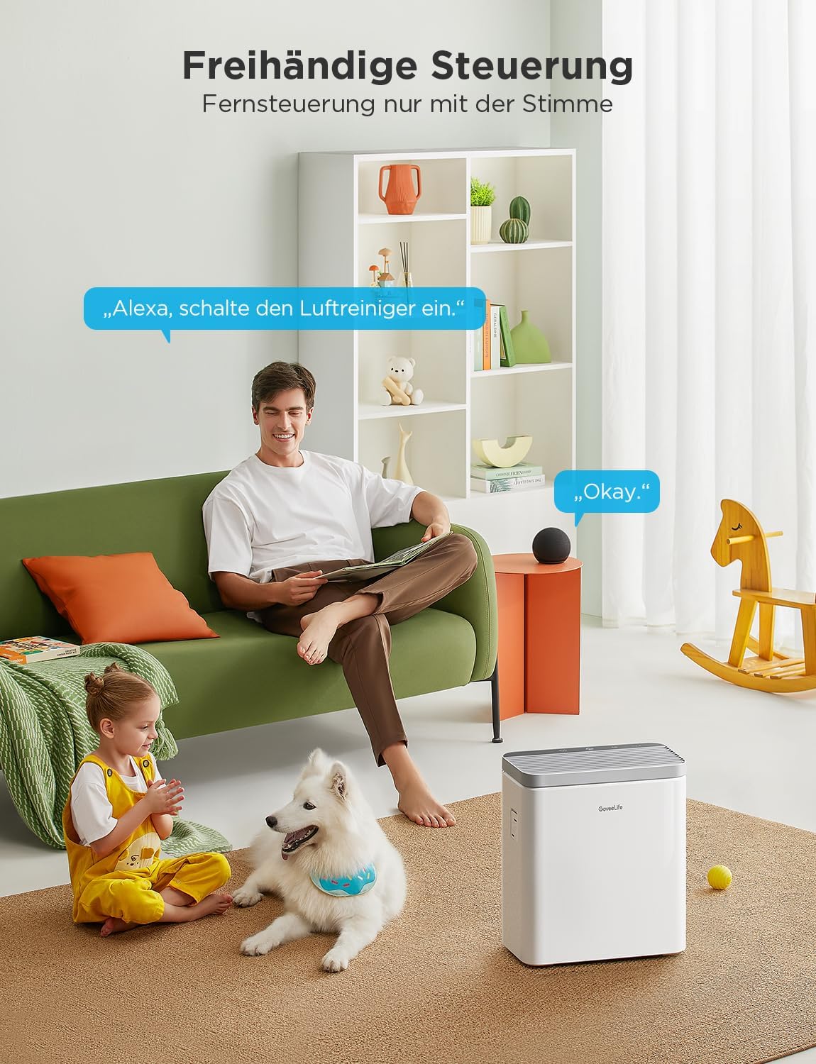 Smart Luftreiniger mit HEPA-Filter und App-Steuerung
