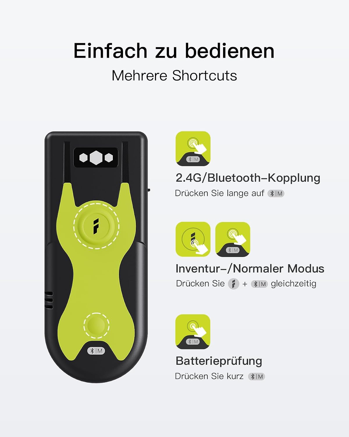 2D Barcode Scanner, 2D 1D QR