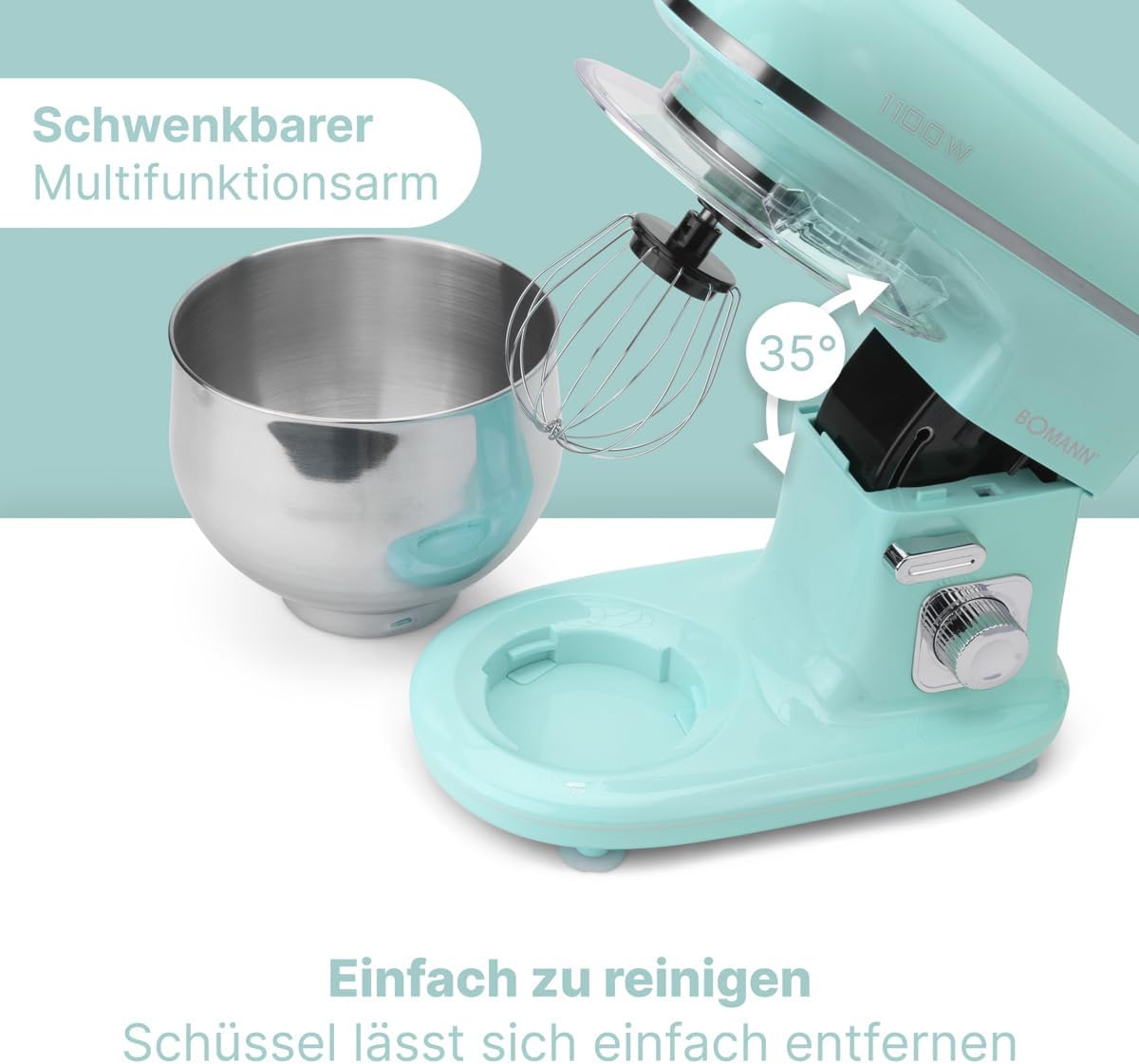 KM 6030 CB Küchenmaschine, Mint-grün