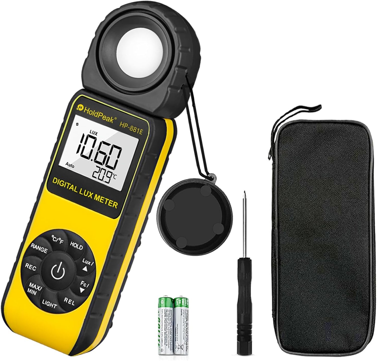 Digital Luxmeter 881E mit drehbarem Detektor