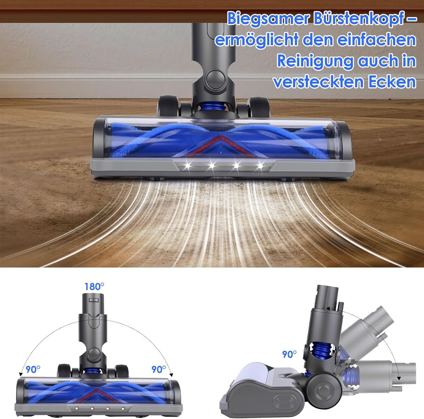 Elektrische Bürste für Dyson V6 Staubsauger