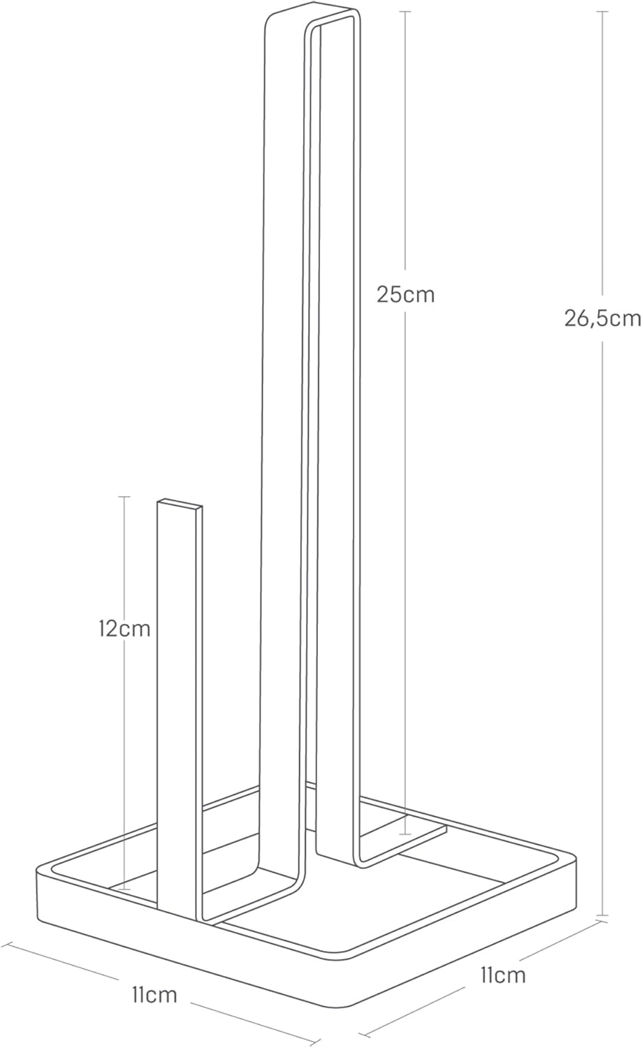 Tower Küchenrollenhalter, Weiss