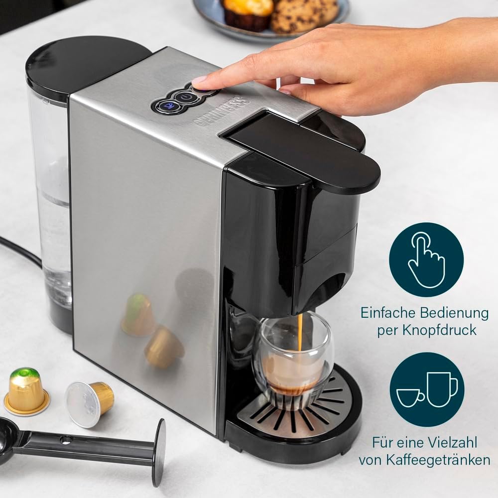 Multikapsel-Kaffeemaschine 4-in-1