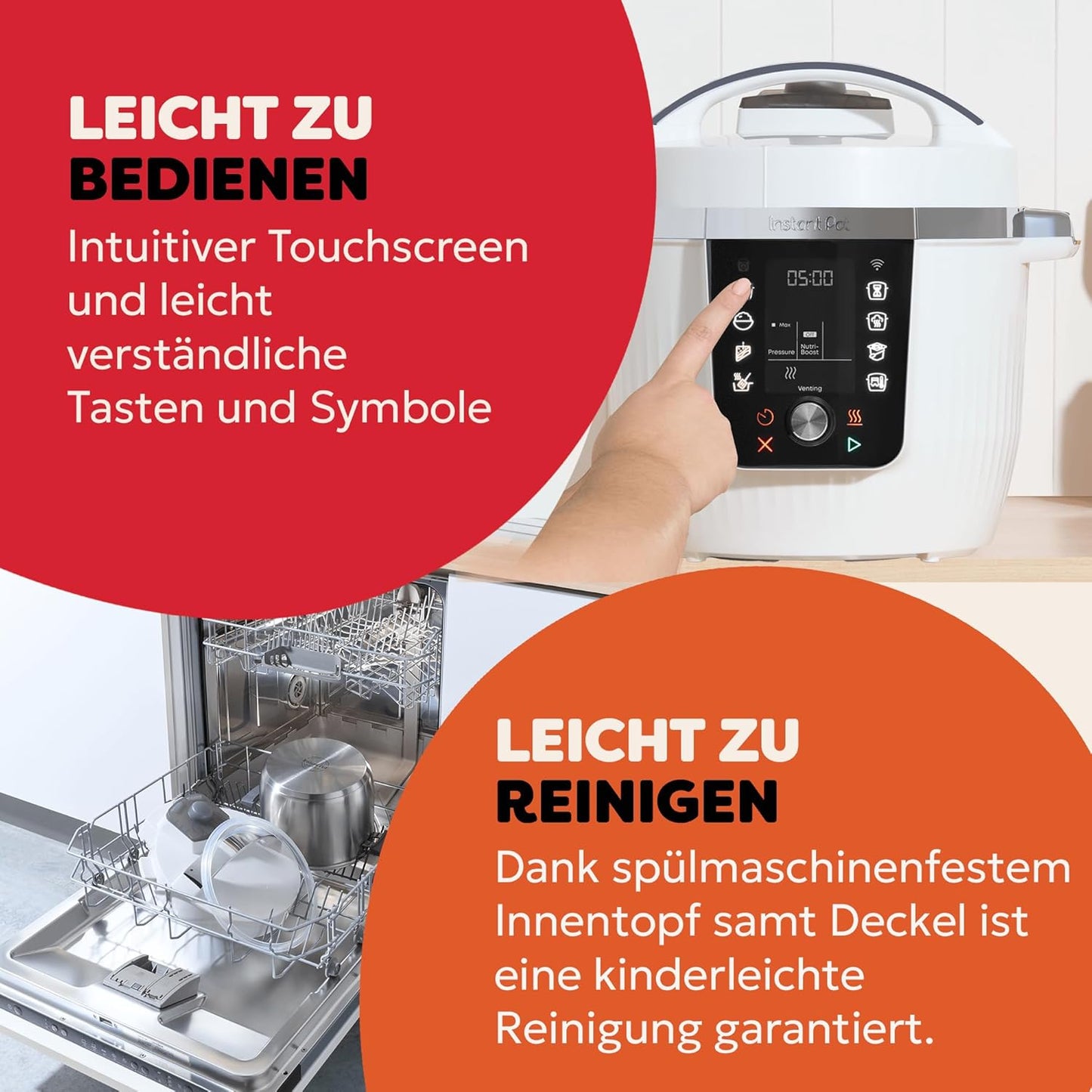 10-in-1 Multikocher mit Schnellkoch- und Schongar-Funktionen, 112-0001-01-EU