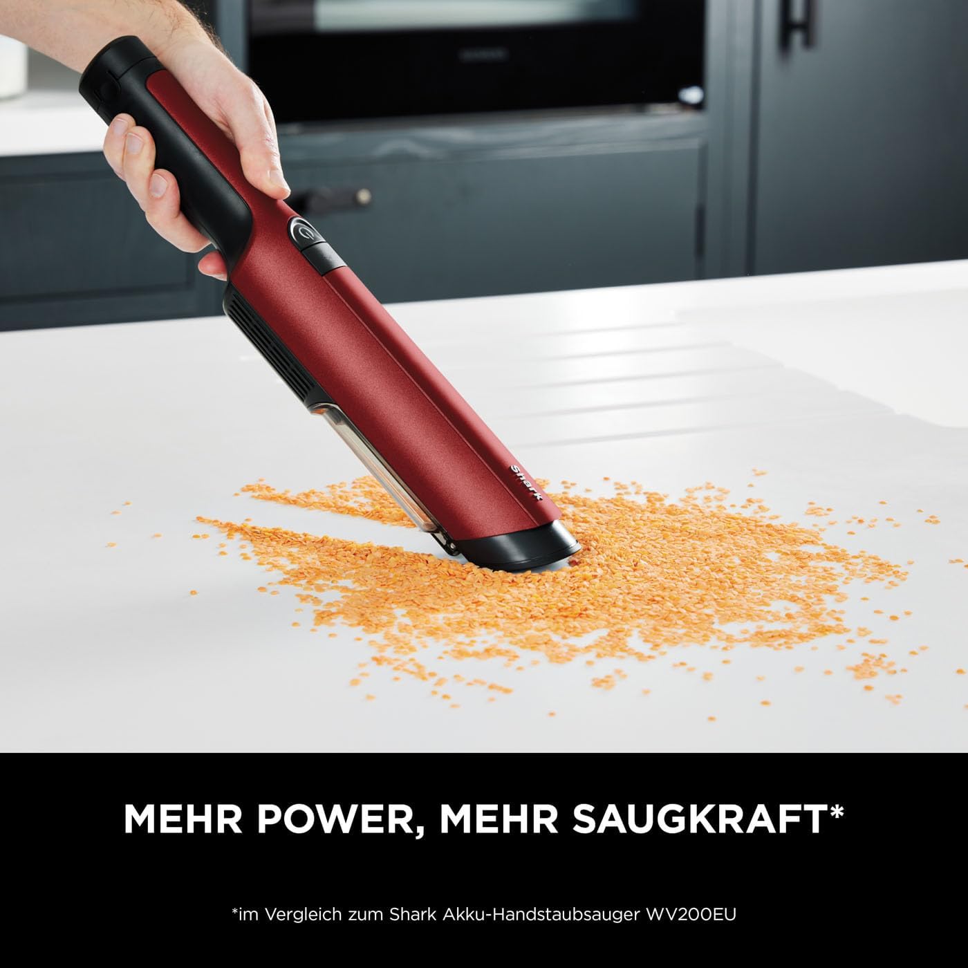 WandVac 2.0 Handstaubsauger mit Boost-Modus, 15 Minuten Laufzeit Orangerot