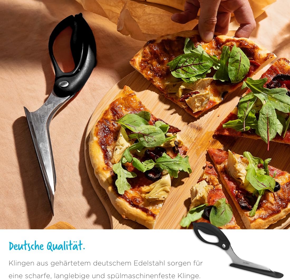 Scizza - Pizzaschere, Schwarz Modern