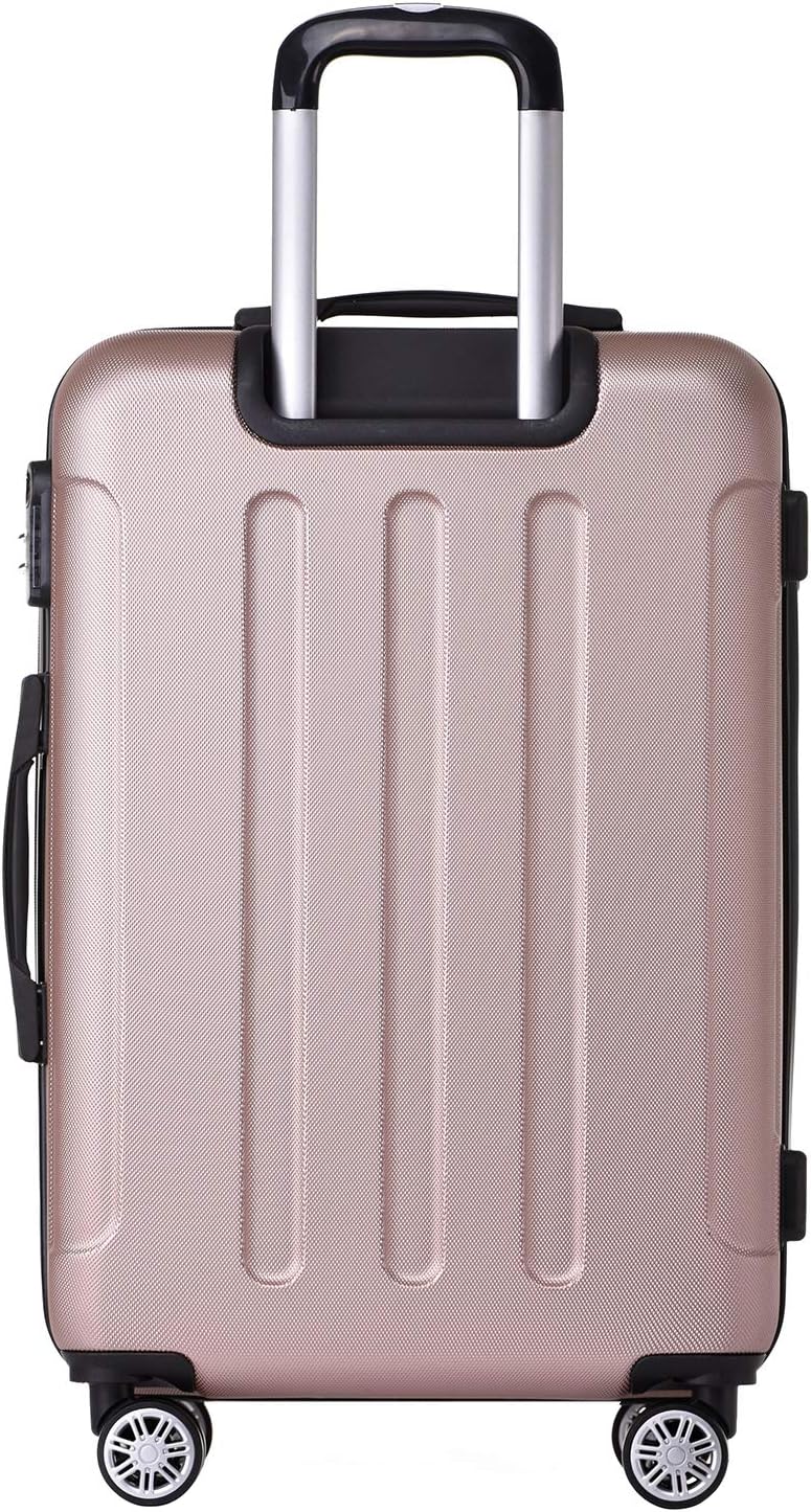 Hartschalenkoffer, Rosa Gold / L