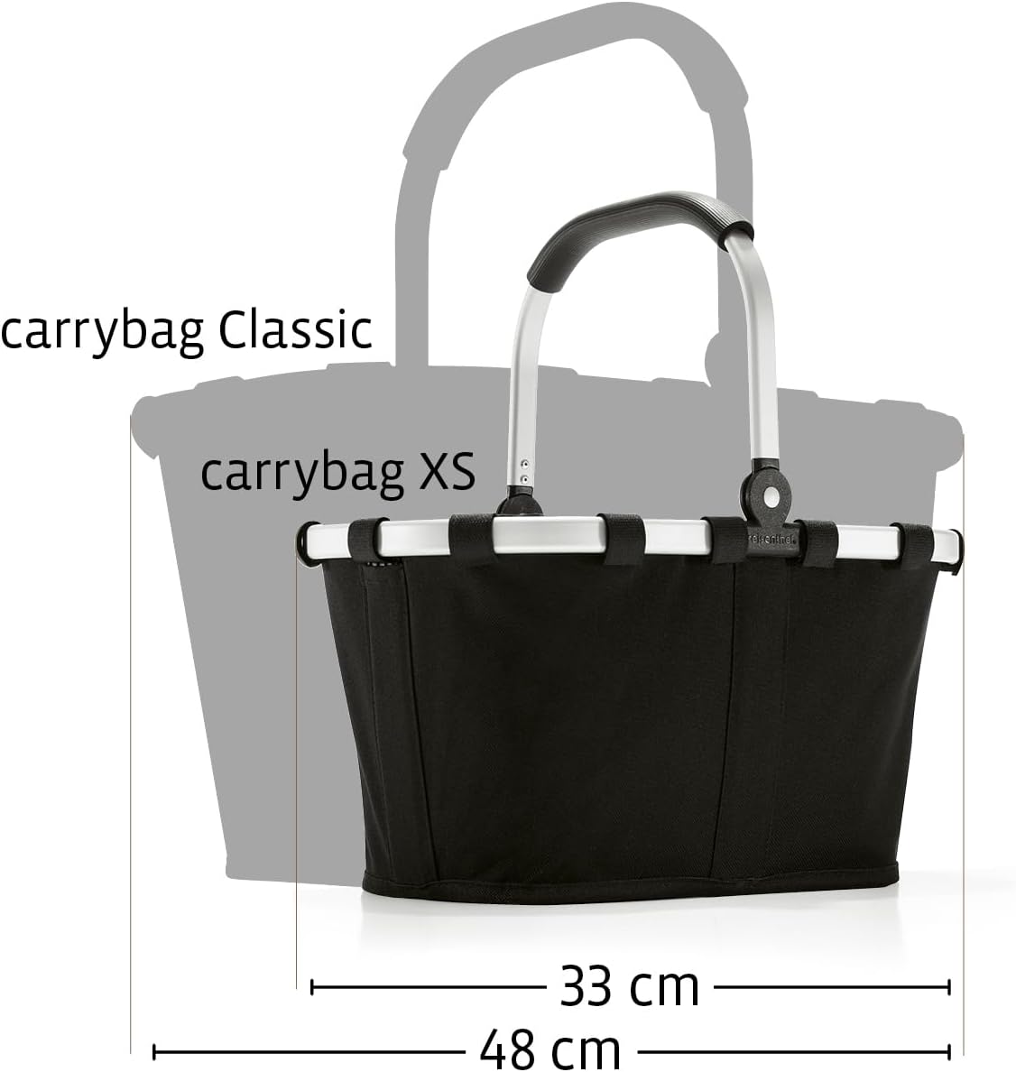 Carrybag XS - Einkaufskorb mit Innentasche, Twist Coffee