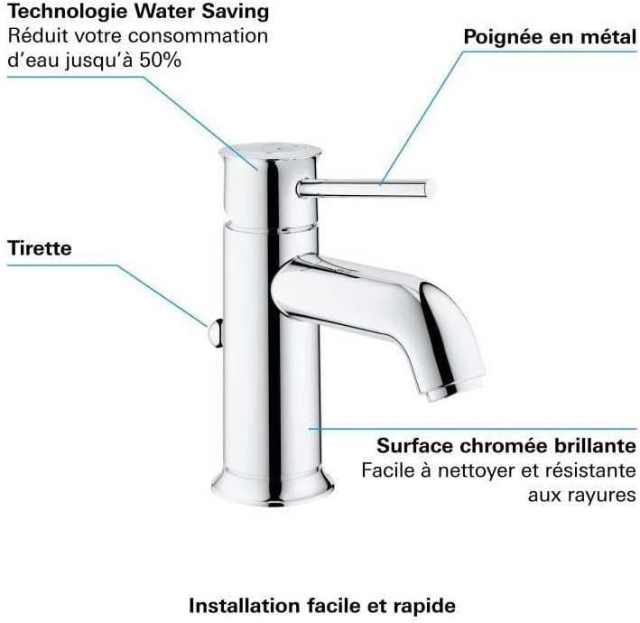 Chrom Armaturen für Bad und Küche