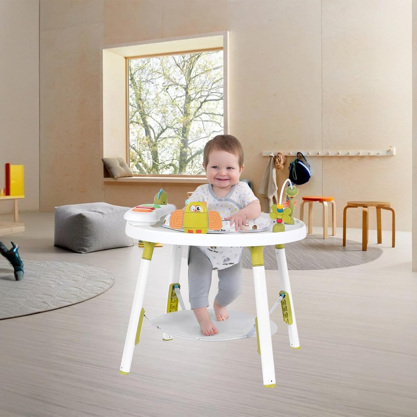 3-in-1 Baby-Aktivitätszentrum, grün