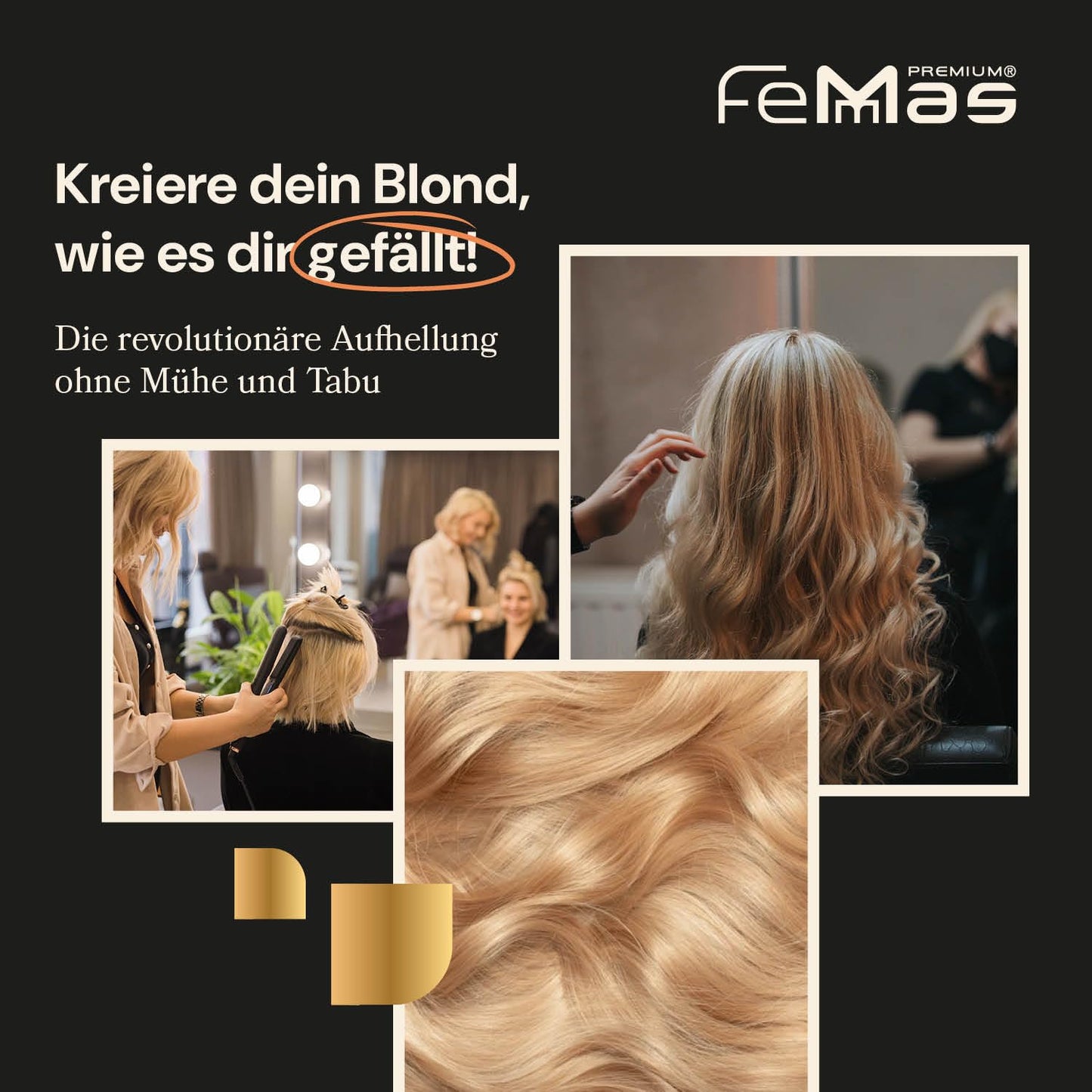 Premium Blondierungspulver (500g), Weiss Premium mit pflegenden Ölen 500 g (1er Pack)