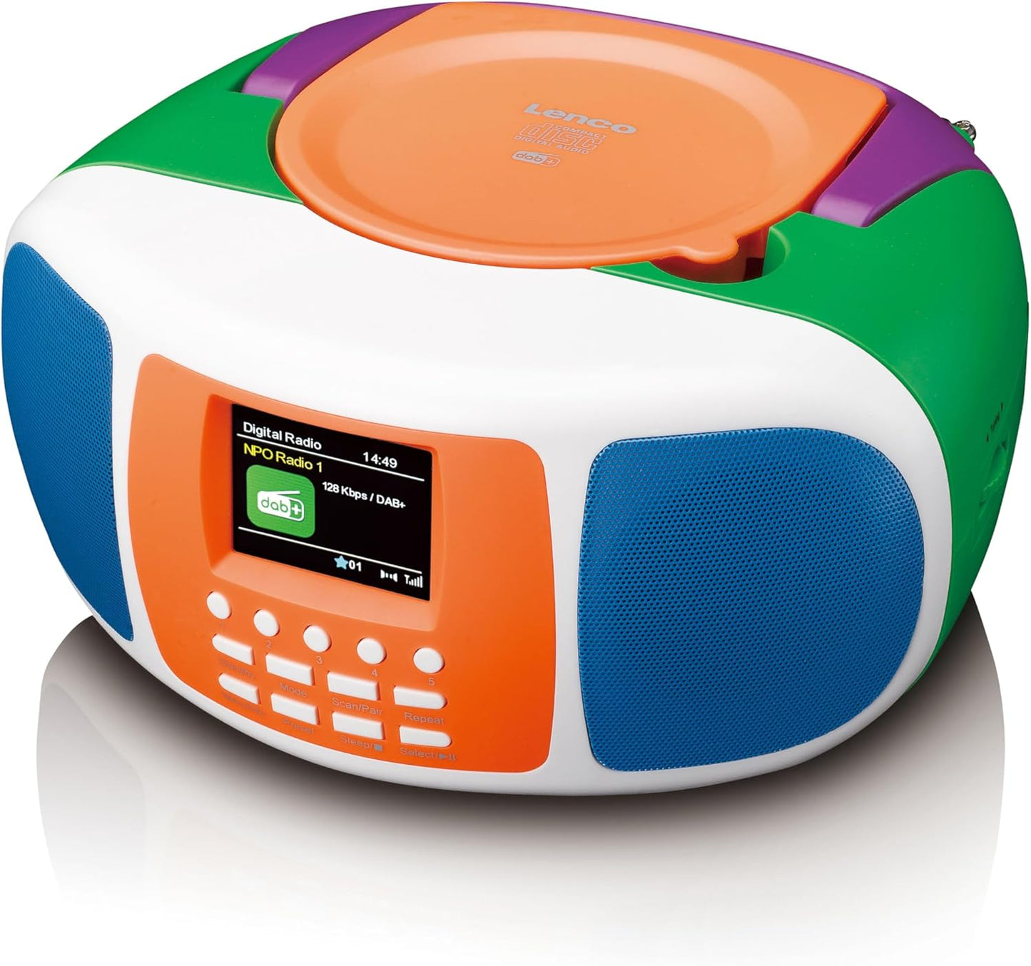 Tragbares Kinder-Radio mit CD-Player & Bluetooth