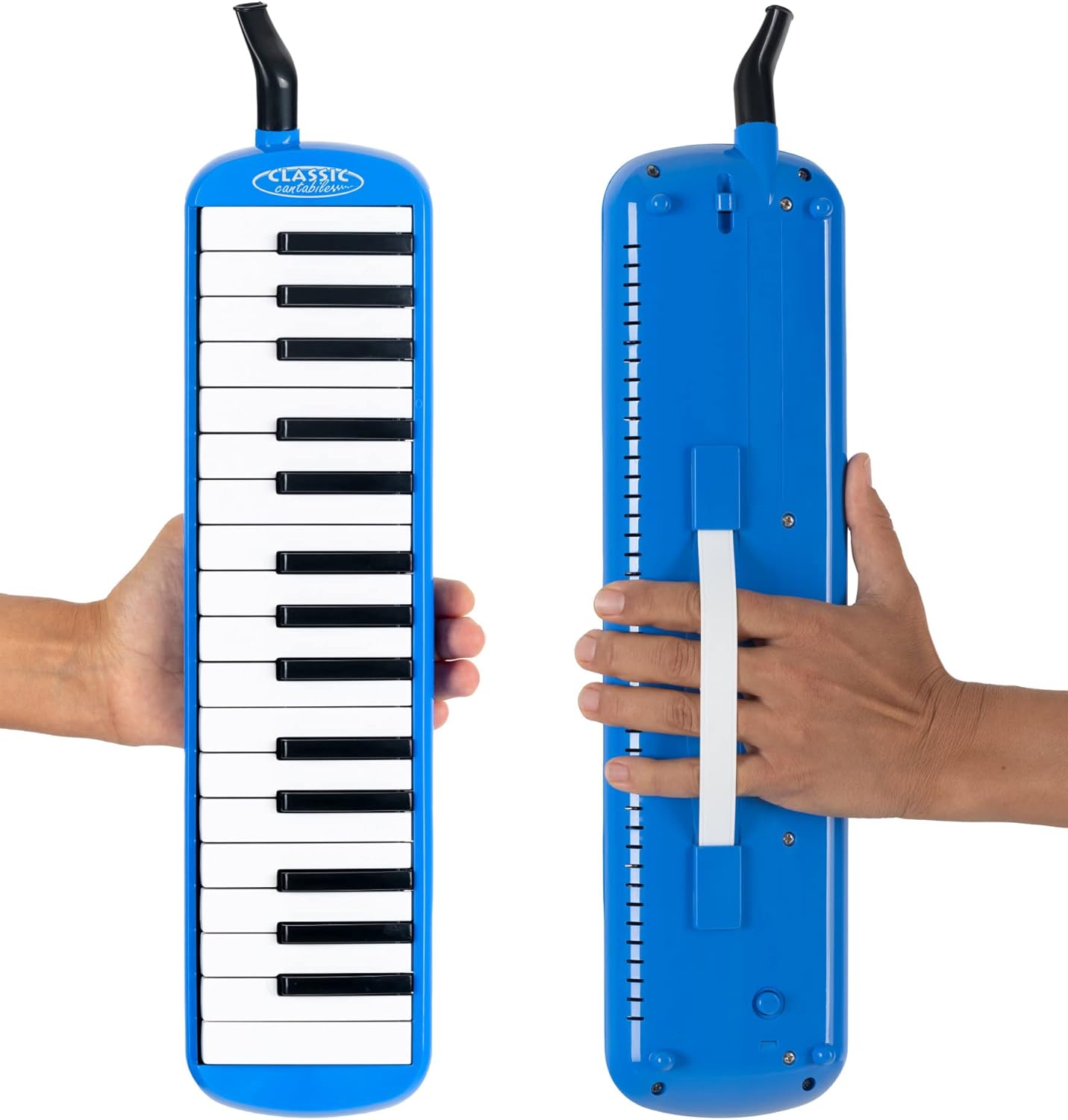 Melodica mit 32 Tasten und Zubehör, Blau