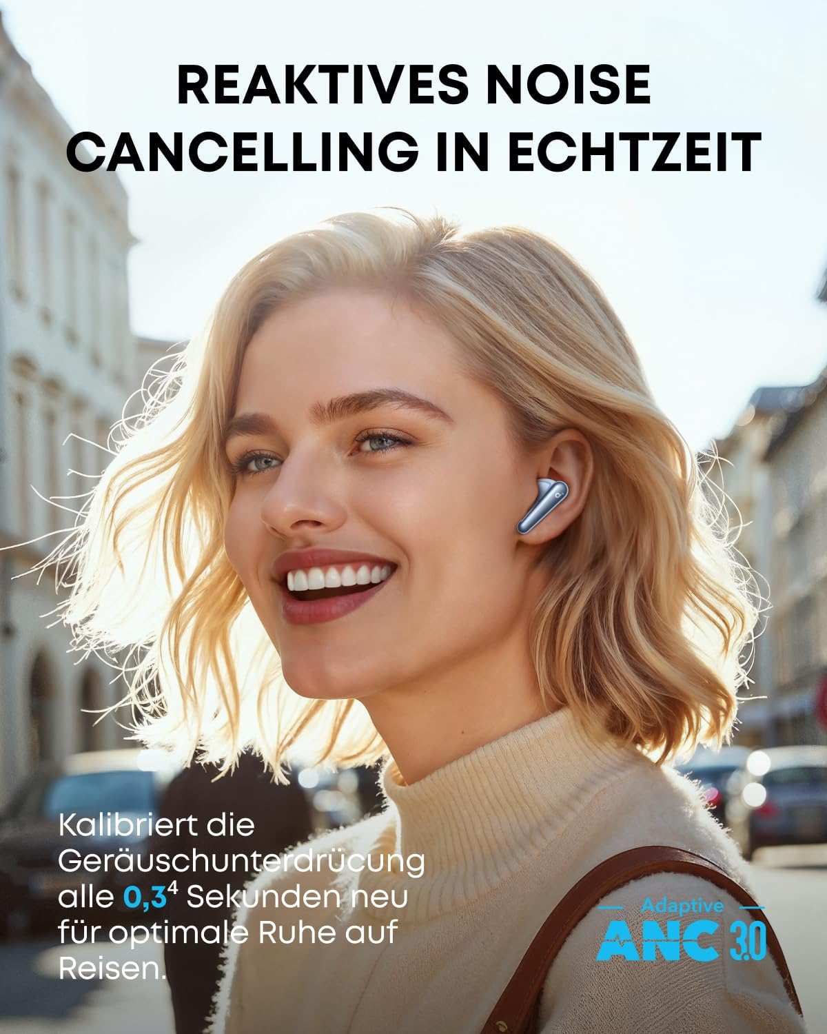 Liberty 4 Pro Noise Cancelling Earbuds, Blau Hochglanz