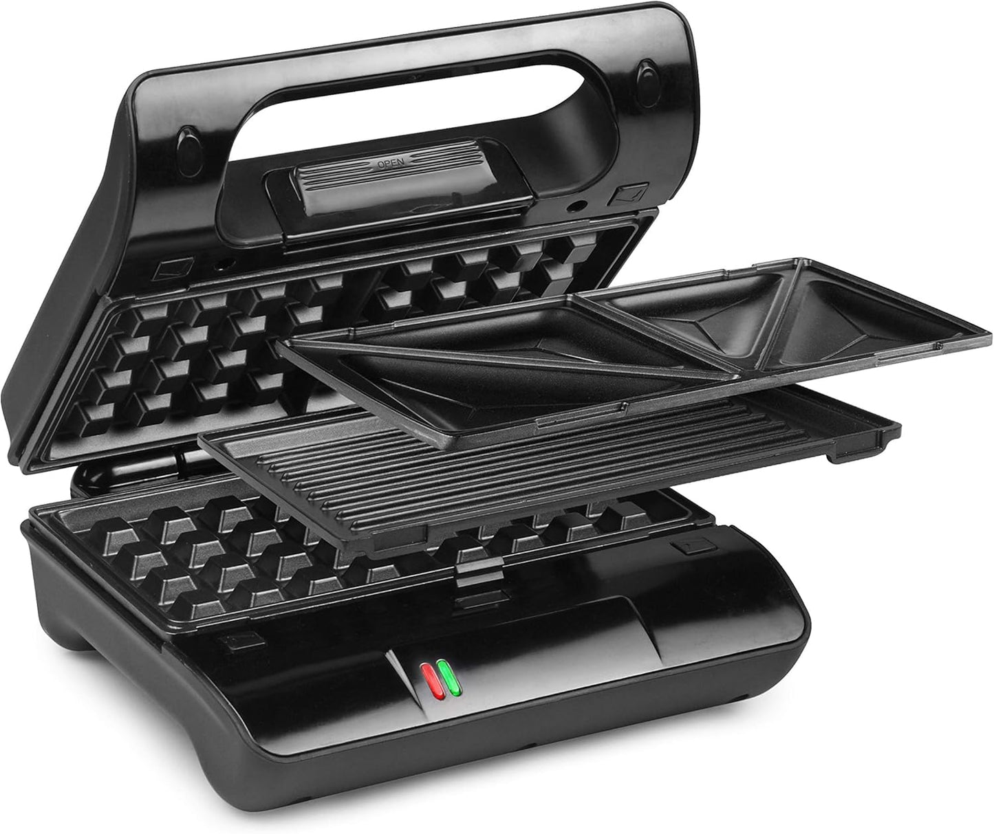 Kontaktgrill, mit Extra Tellern
