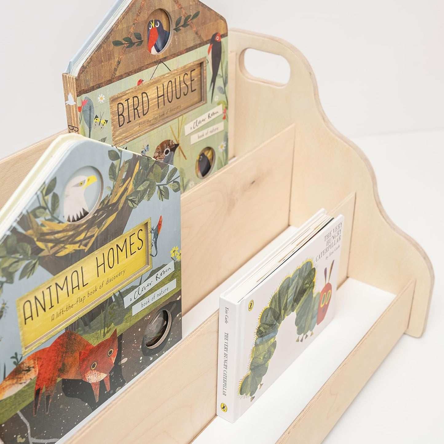Bücherregal für Kinderzimmer, Natürliche