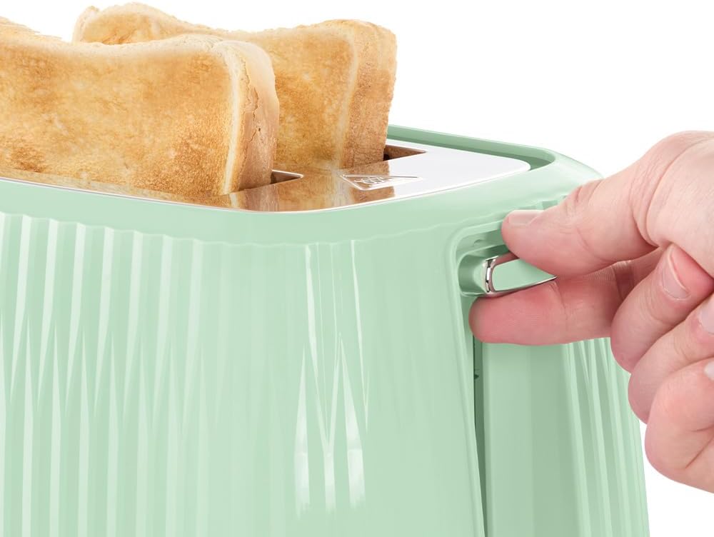 Eden Toaster für 2 Scheiben (mit Brötchenaufsatz), Pistazie